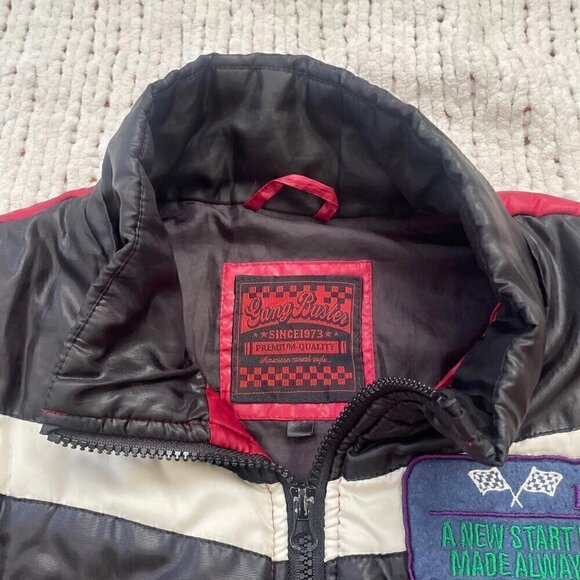 Womens Vintage Motorcycle Style Puffer Jacket - Size XS - Picture 4 of 4